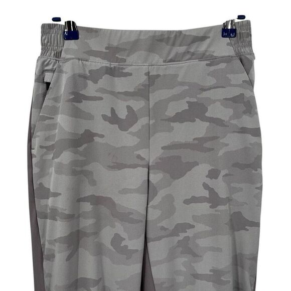 Athleta Brooklyn Camo Lined Jogger Stretch‎ Zip Pockets Pink Size 2 - Picture 3 of 11